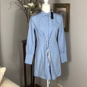 NWT Romeo and Juliet couture Lt blue blouse dress